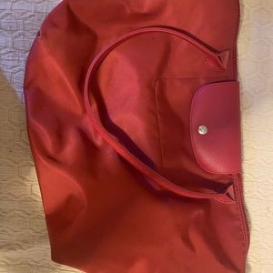 Deep red Longchamp. Minimal use